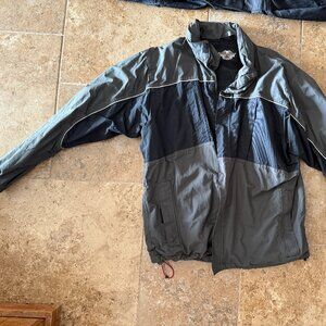 HARLEY DAVIDSON RAIN GEAR LARGE - PANTS AND JACKET RAINSUIT